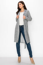 Load image into Gallery viewer, Collared Belted Cardigan