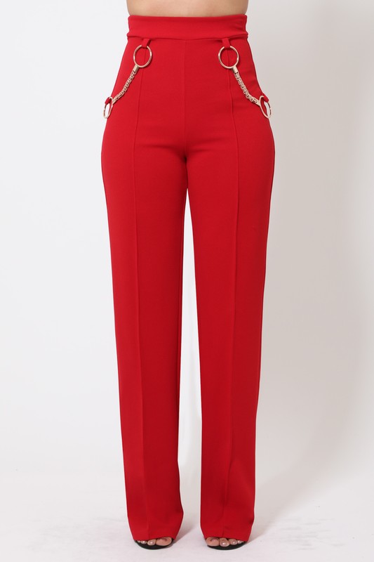 Gold Ring Linked Chain Trousers (Juniors)