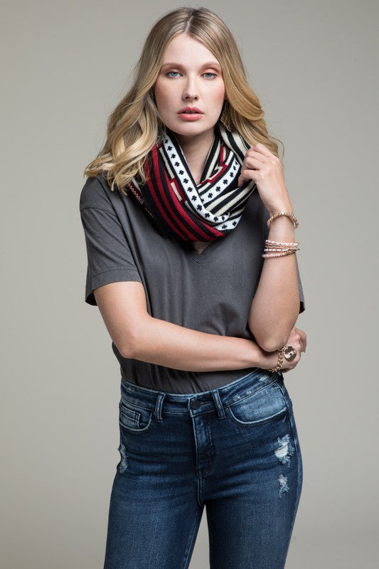 Western Knit Infinity Scarf